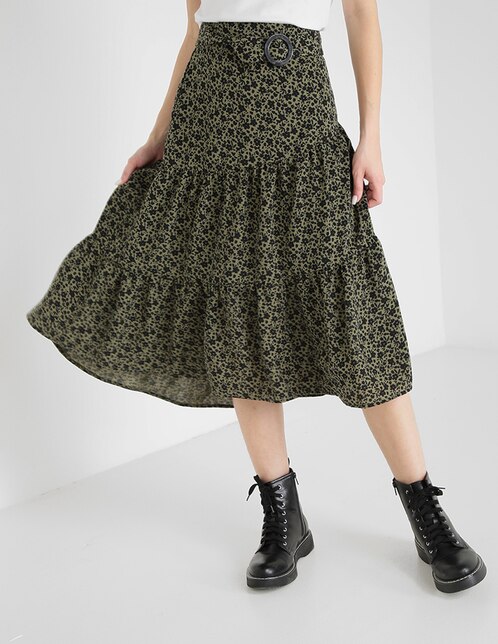 Falda Non Stop con diseño floral en SB